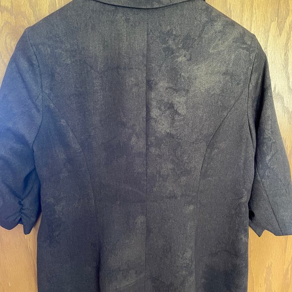 COLDWATER CREEK Women's Blazer. Bronze/brown foil pattern. Size 10. - Picture 2 of 5